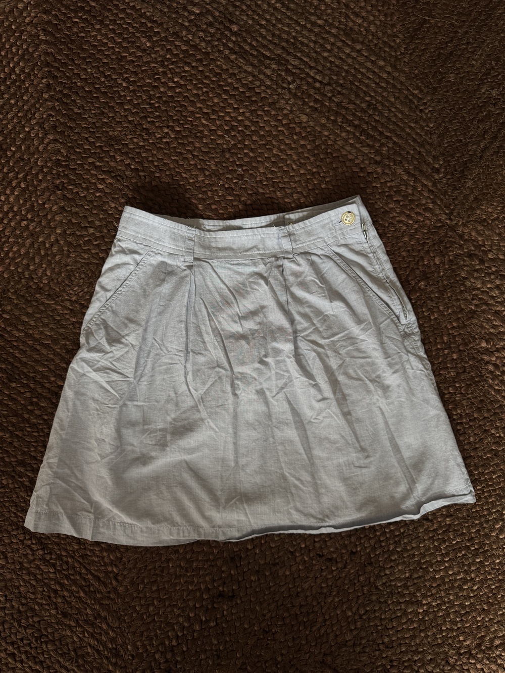 A.P.C. Blue Mini Skirt Sz S